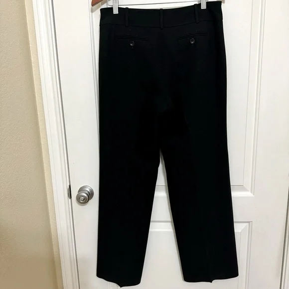 Ann Taylor Margo wide leg black pants 8 - Picture 3 of 5
